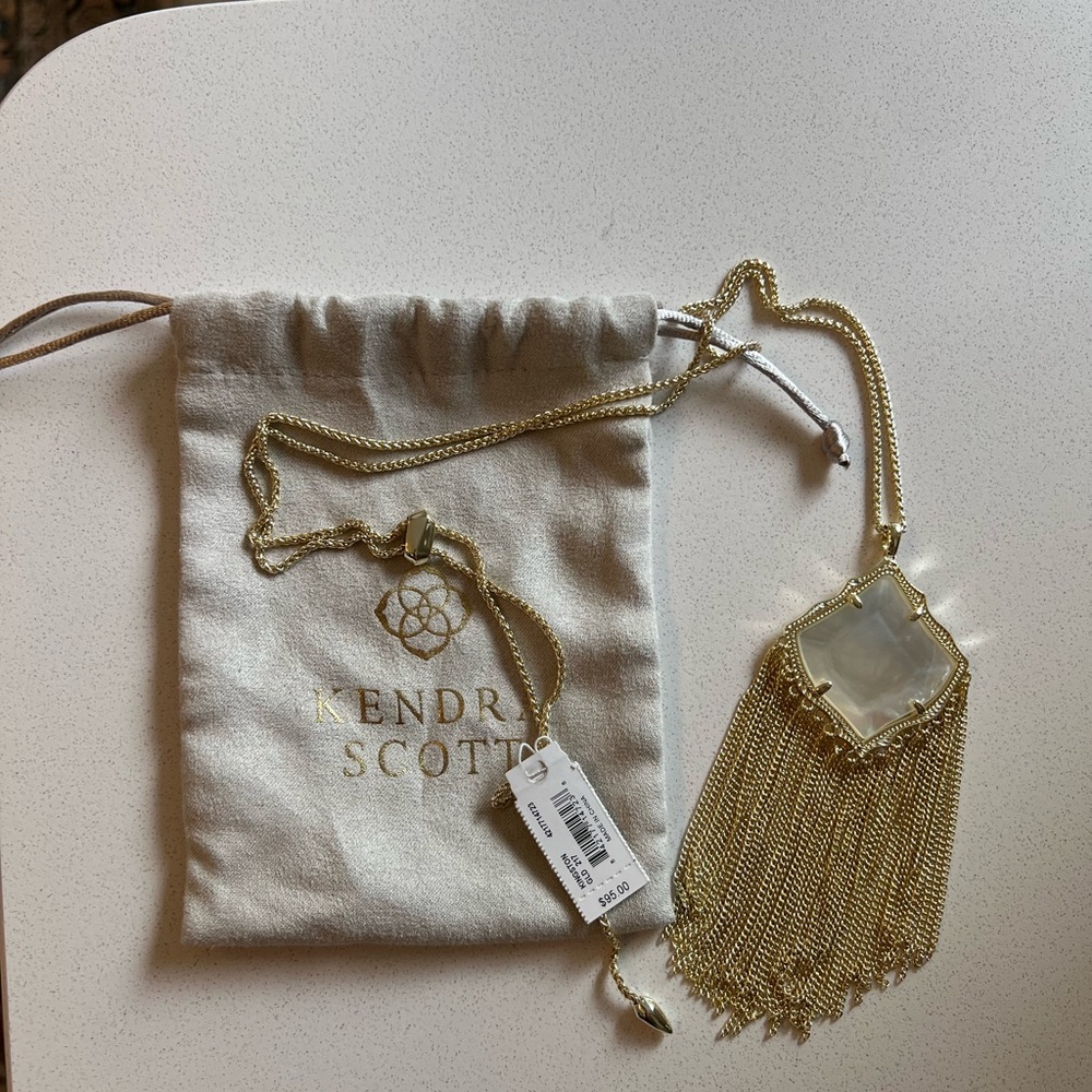 Kendra Scott Gold Pendant Necklace